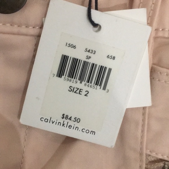 ‼️BRAND NEW NWT PRICE DROPPED‼️NWT Calvin Klein Blush Pink Pants - Picture 4 of 8